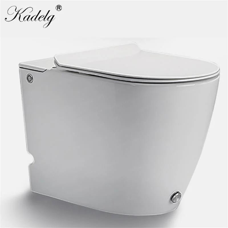 Pulse Solenoid Tankless Toilet Set Bathroom Toilet Bowl Sanitary Ware White Ceramic Wc Smart Toilet Without Water Tank